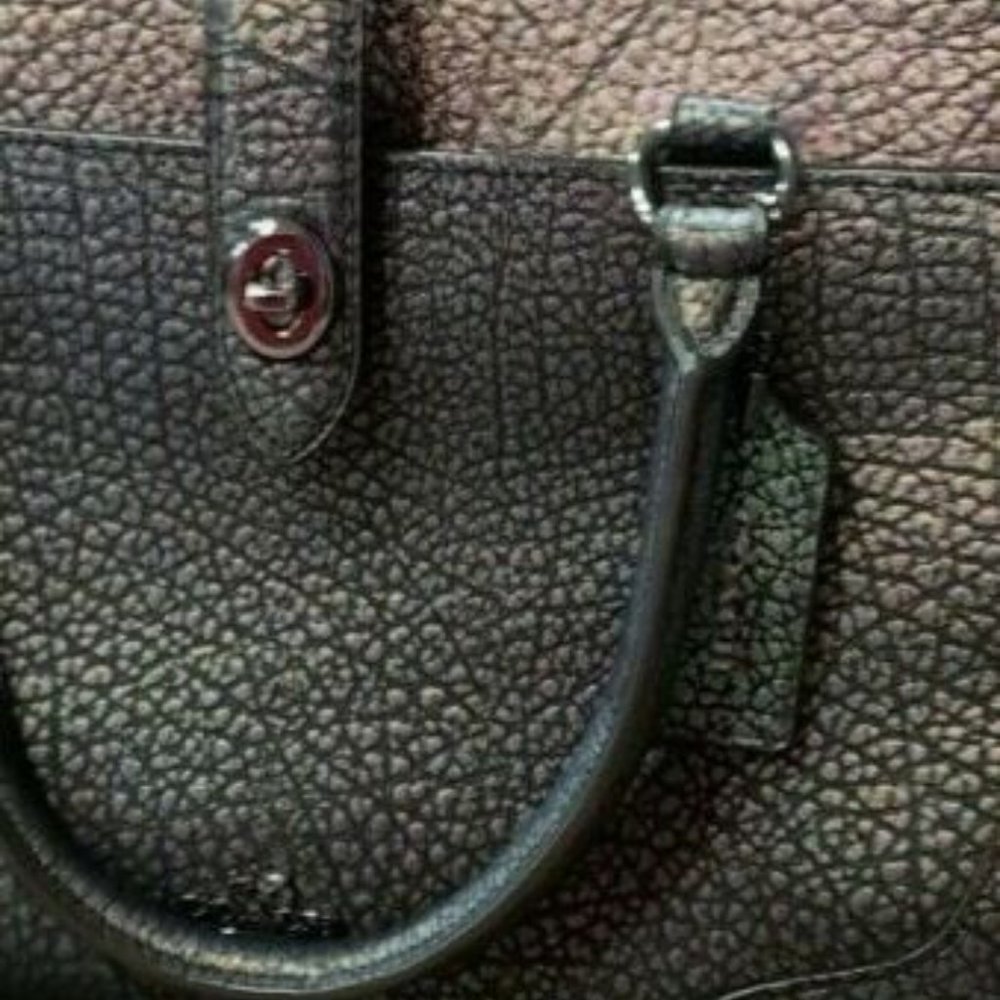 RARE!!! 🦄LARGE🦄 COACH MERCER 30 HOLOGRAM OIL-SLICK MERMAID SATCHEL - Picture 3 of 14